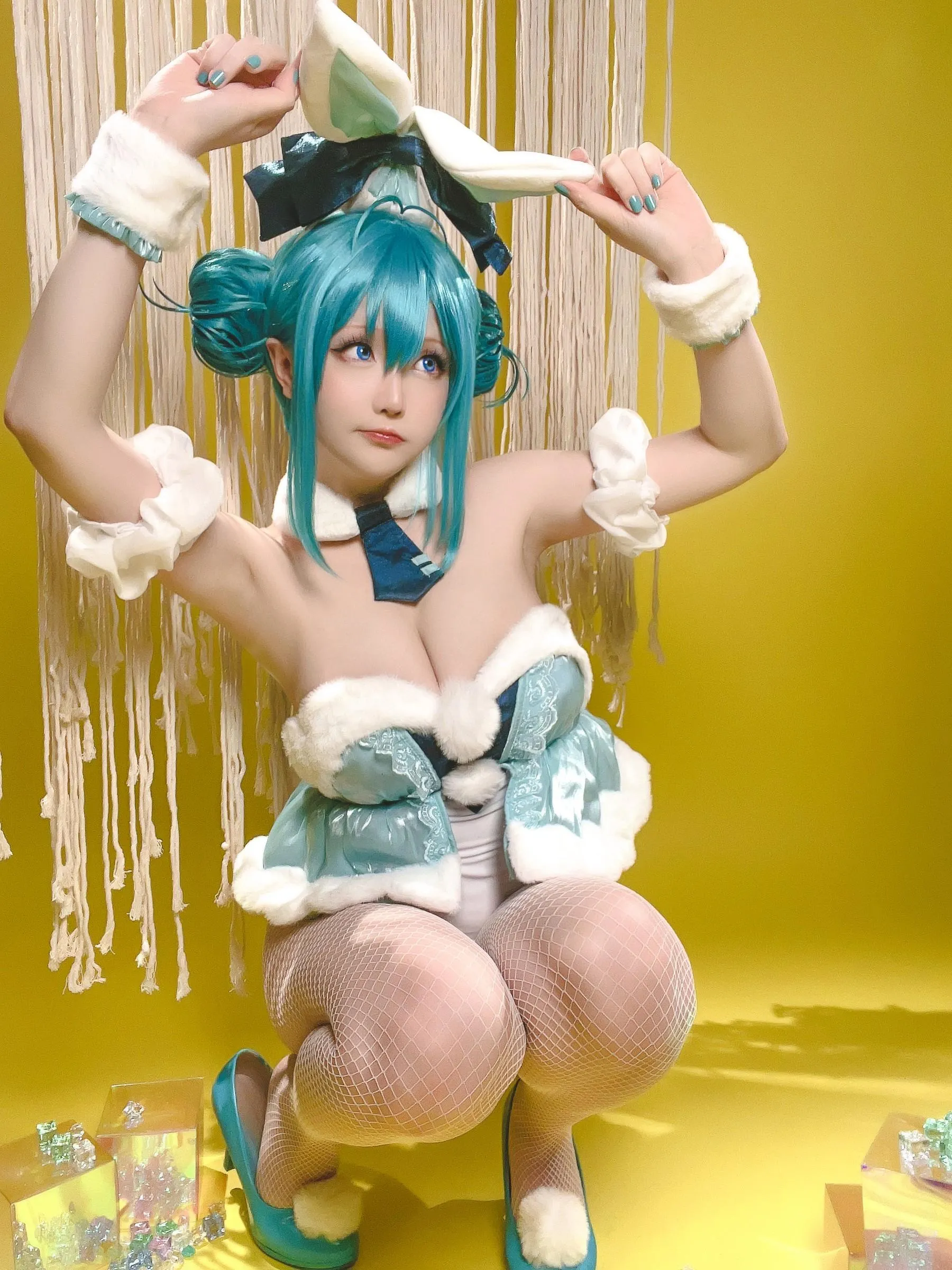 星之迟迟 – NO.158 23年9月计划A 初音未来 白兔女郎 [77P]插图5